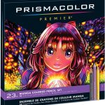 Prismacolor Premier Colored Pencils, Manga Colors, 23 Pack
